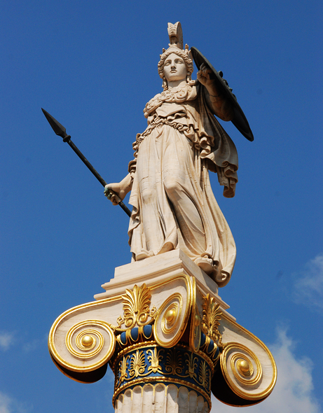 卢浮宫雅典娜女神像图片
